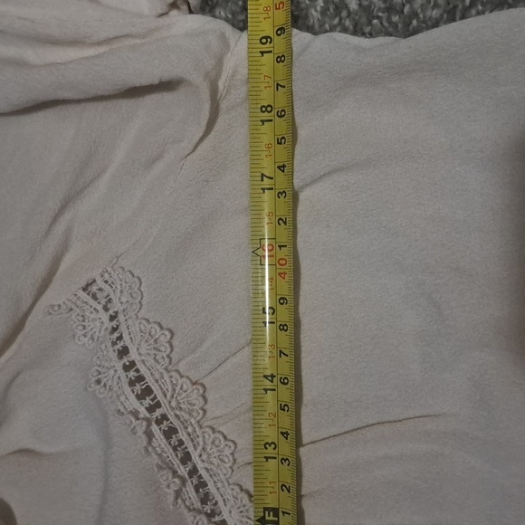 ASTR The Label small cream colored silk blouse, $109.00 - Picture 5 of 7